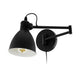 Applique Eglo san peri - e27 - 30 cm - noir