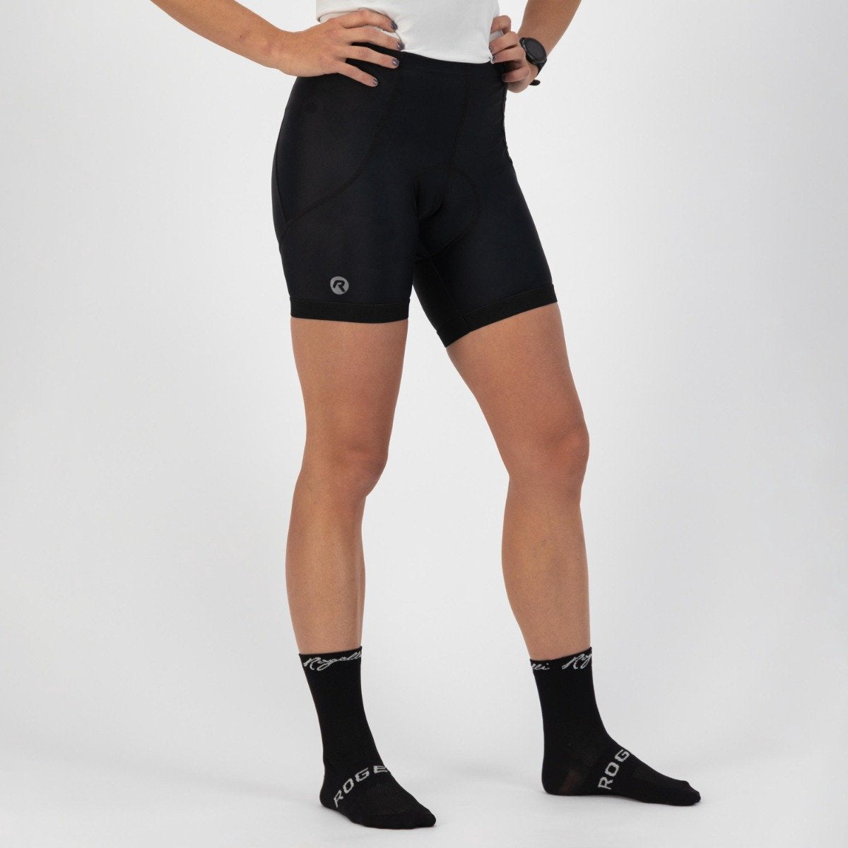 Rogelli core pantalon de cyclisme court - femme - noir - taille l