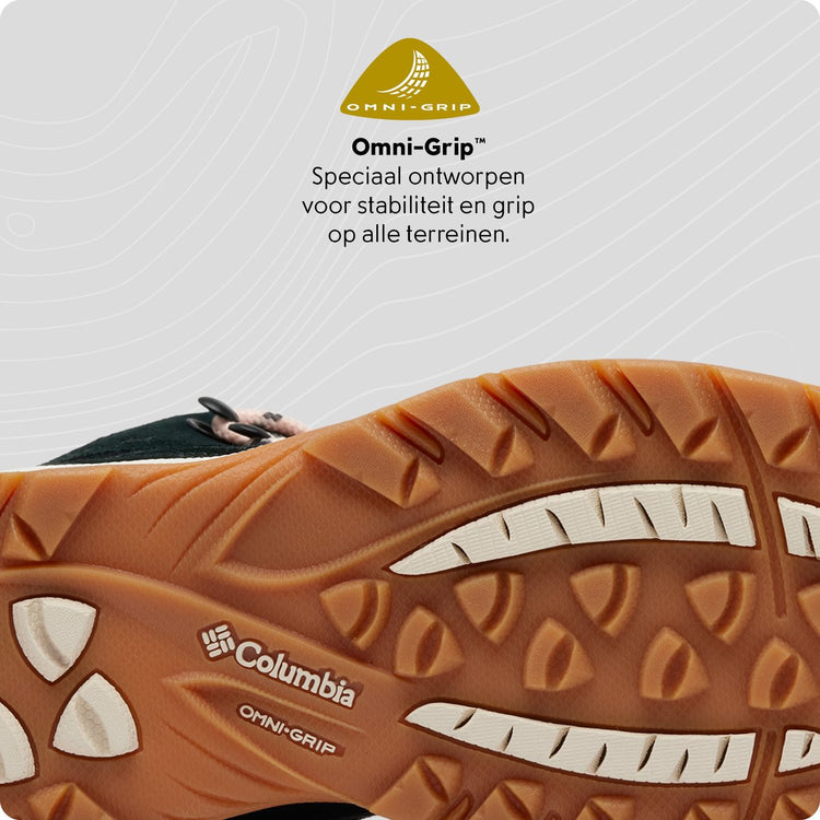 Columbia newton ridge™ plus bottes de randonnée imperméables amped pour femme - noir, blush rose