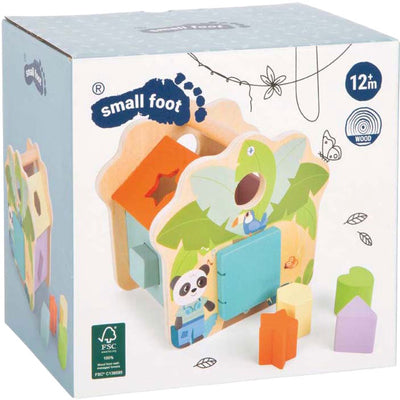 Small foot - trieur de formes en bois jungle friends fsc