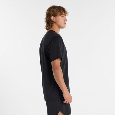 T-shirt de sport à manches courtes New Balance Sport pour homme - noir