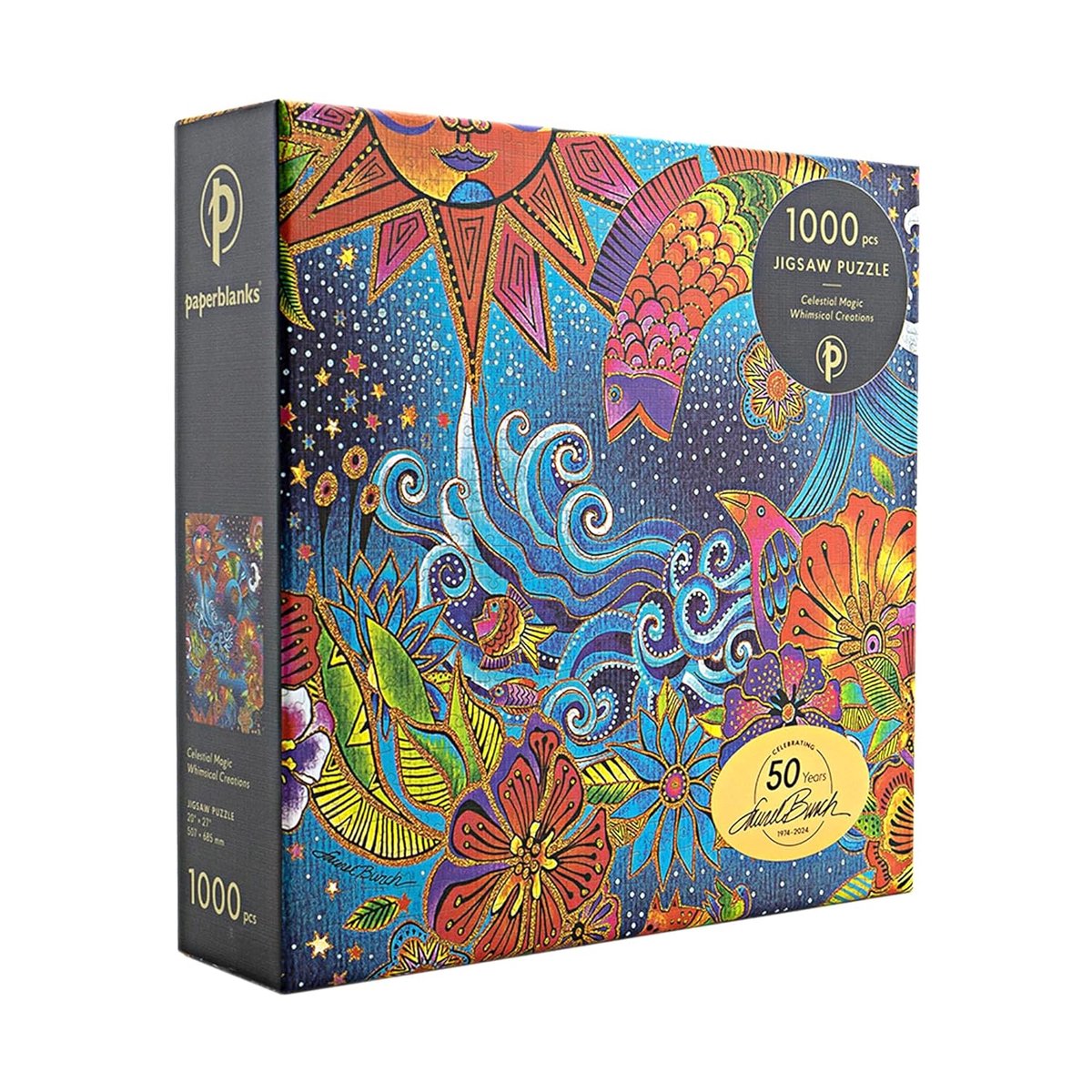 Puzzle Magie céleste de 1000 pièces, collection Laurel Burch par Paperblanks (créations fantaisistes)