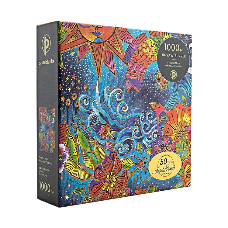 Puzzle Magie céleste de 1000 pièces, collection Laurel Burch par Paperblanks (créations fantaisistes)