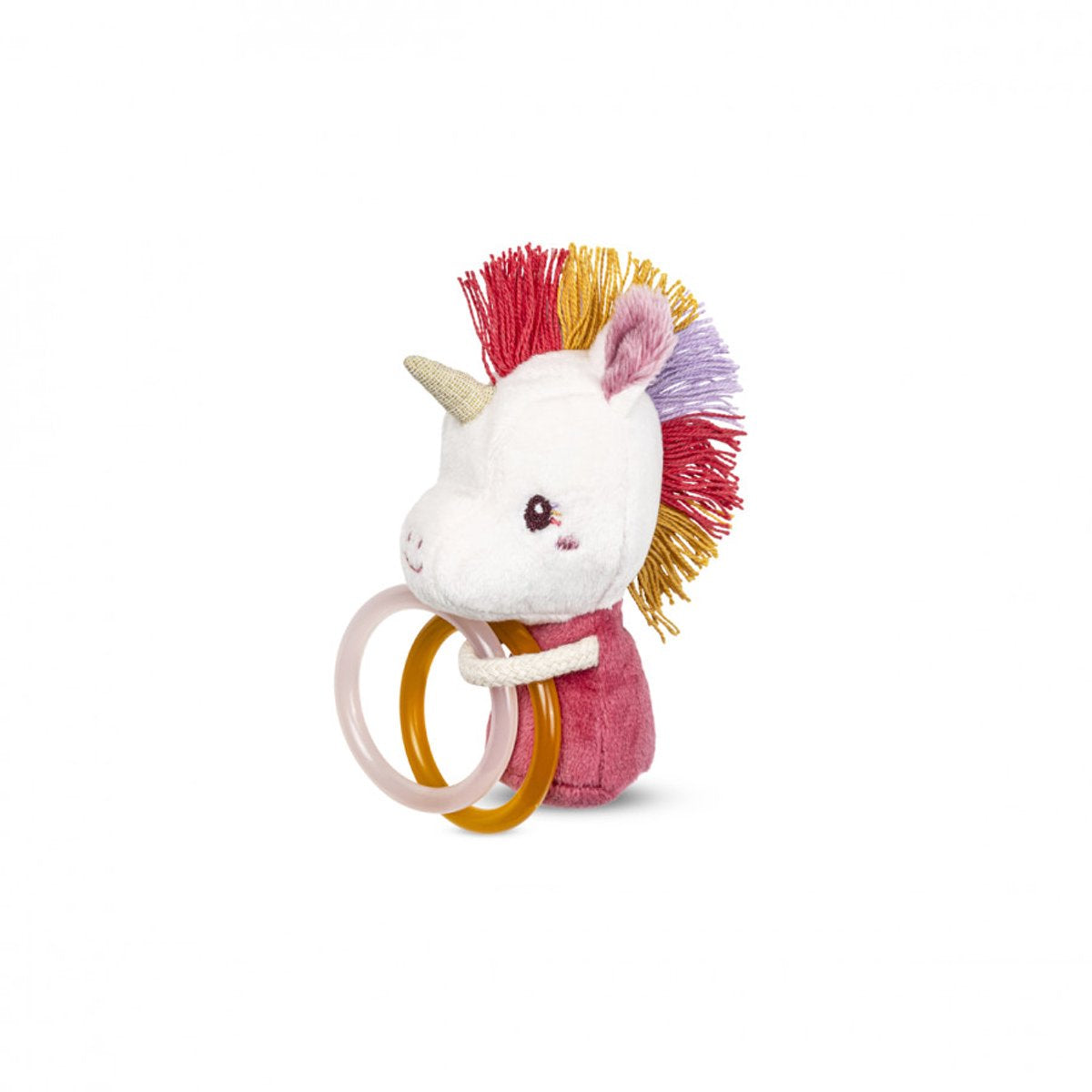 Lilliputiens - mini hochet Léna la licorne