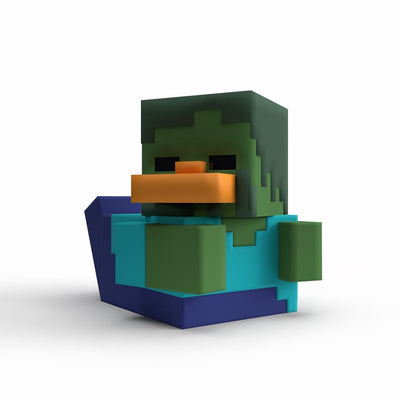 Numskull minecraft tubbz figurine pvc zombie 1ère édition mini figurine 10 cm