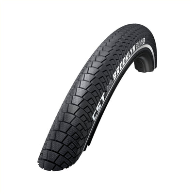 Tire: CST Brooklyn Couleur: noir (anti-fuite 2 mm) Taille: 24x2.15, Etro 55-507
