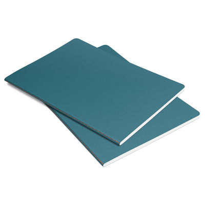 Carnet Sigel linescape - format a5 - papaye bleue - avec trait - 2 pièces - si-ls305