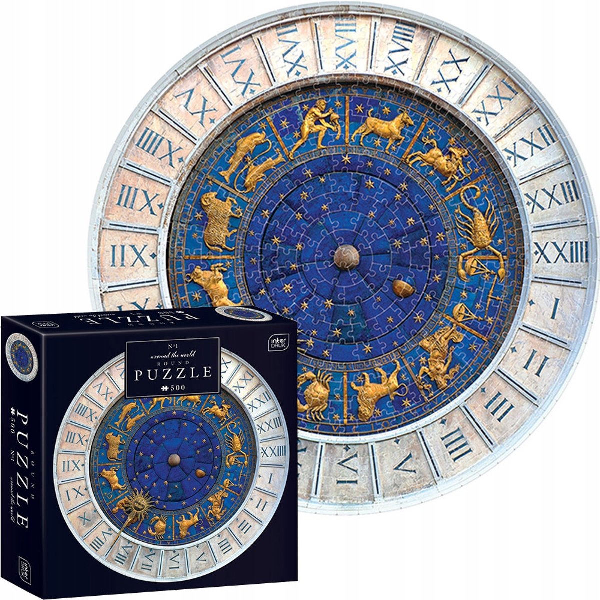 Puzzle jeux Geronimo - 500 pièces - puzzle rond interdruk constellations 500 pièces ⌀63cm -