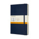 Carnet classique Moleskine - étendu - grand - couverture rigide - ligné - bleu saphir
