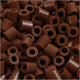 Perles à repasser Nabbi, dim. 5x5 mm, diamètre intérieur 2,5 mm, moyen, chocolat (32249), 6000 pièces 1 boîte