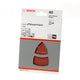 Bosch - Jeu de 10 feuilles abrasives 102 x 62, 93 mm, 40