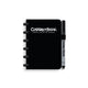 Carnet effaçable Correctbook a6 - carnet réutilisable - encre noir noir - vierge - avec lingette pour stylo - peut être complété par des pages supplémentaires