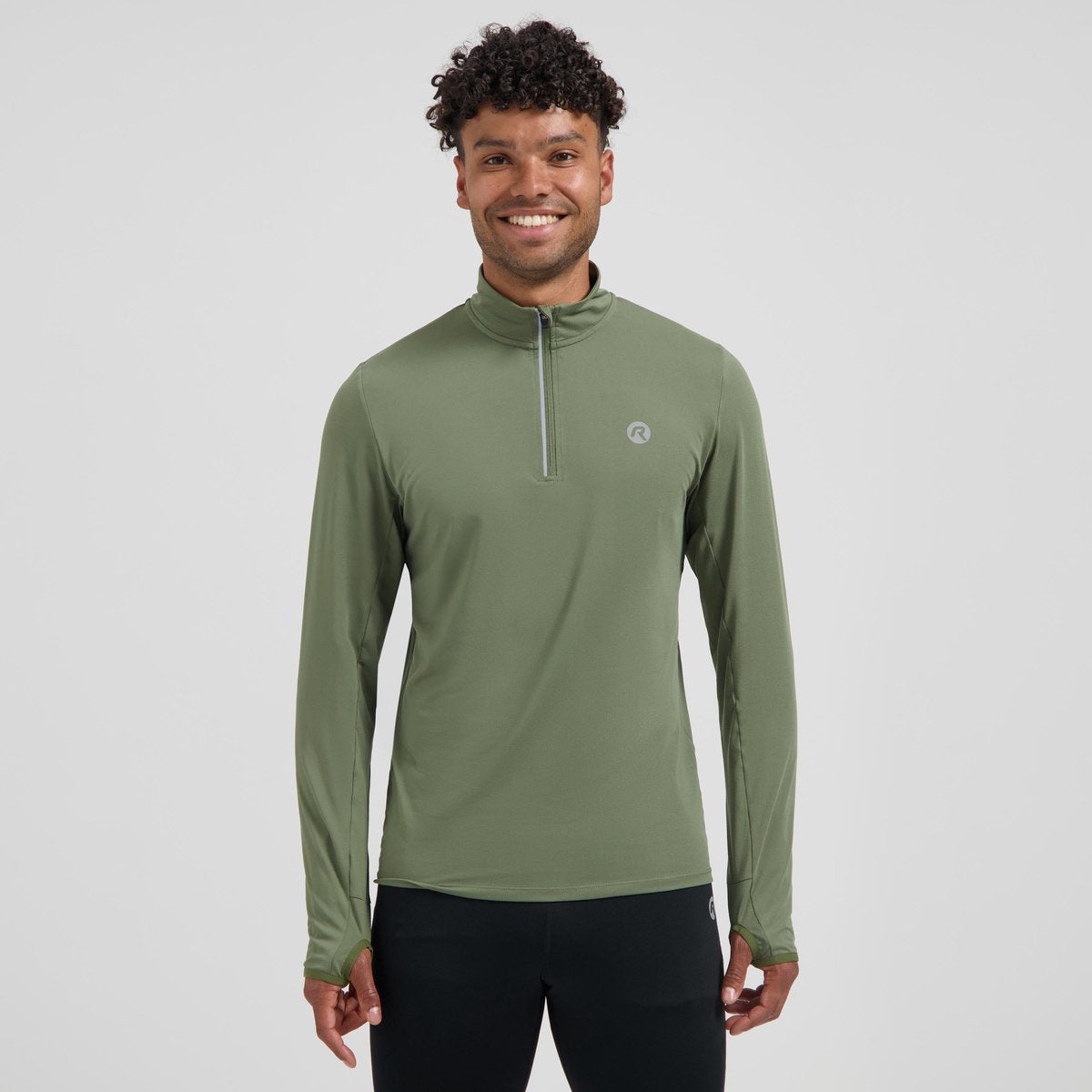 Rogelli core chemise de course homme - manches longues - vert - l