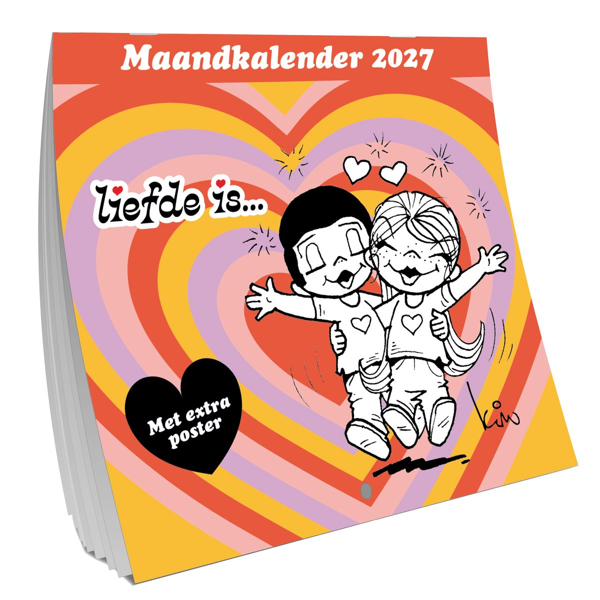 L'amour est… un calendrier mensuel - 2027