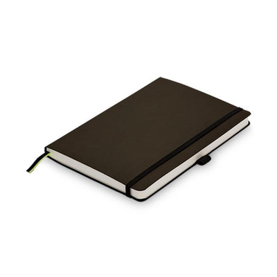Carnet A5 à couverture souple en papier Lamy 810 – Carnet élégant au format DIN A5 (145 x 210 mm) avec lignée 192 pages – Couverture souple en ombre – incl. bande de fermeture élastique