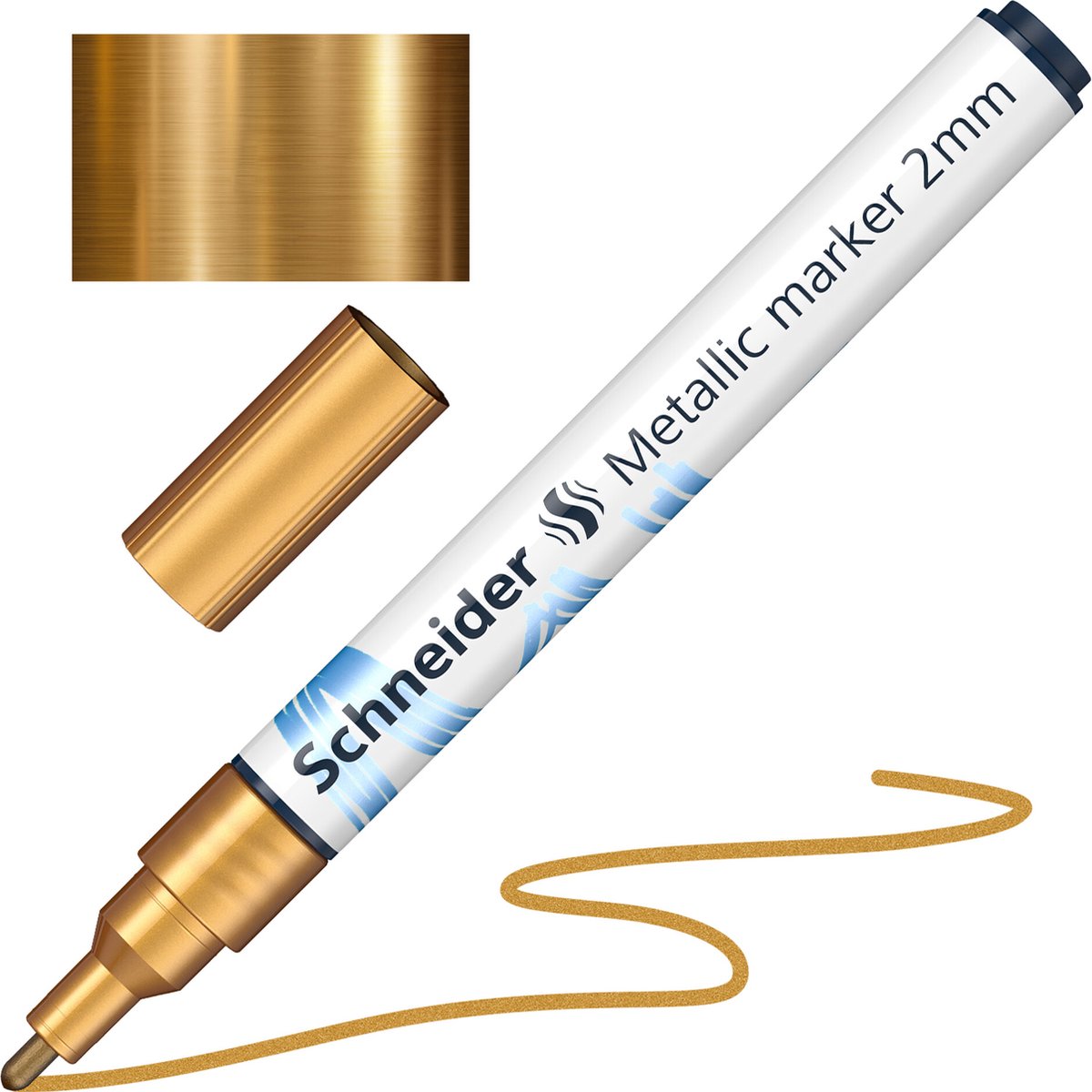 Instruments d'écriture Schneider marqueur métallique Schneider - paint-it 011 - 2 mm - or métallisé - s-ml01101066