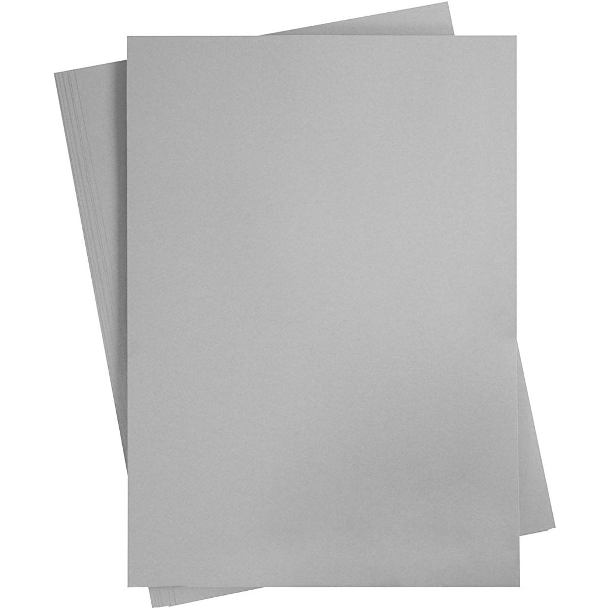 Carton coloré Creativ company, a2, feuille 420x594 mm, 180 gr, gris, 10 feuilles 1 boîte