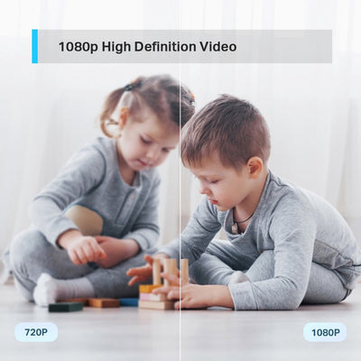 Caméra de sécurité TP-Link Tapo C200 intérieur Pack de 2 - 1080p - Full HD - Pan Tilt - Caméra WiFi