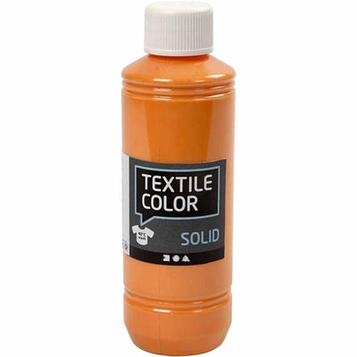 Creativ Company Couleur textile couvrant la peinture textile orange, 250 ml