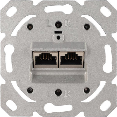 Cond tel intégré Q-link qui utilise des éléments en aluminium cat6a 2x8
