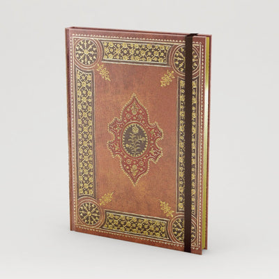 Journal compact Peter Pauper - illumination - avec fermeture élastique - 13x18 cm