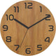 Unilux palma - horloge murale - bambou noir
