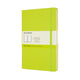Carnet classique Moleskine - grand - couverture rigide - vierge - vert citron