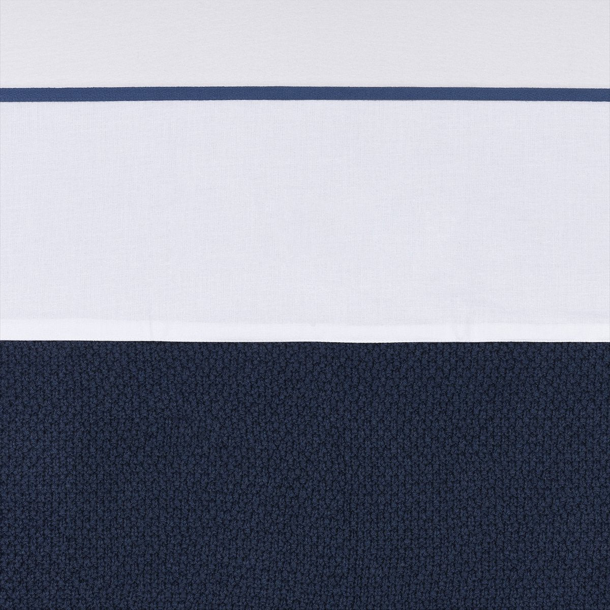 Drap de berceau Meyco - indigo - 75x100cm - 0,3 tog
