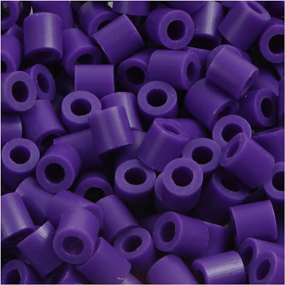 Perles photo Nabbi, taille 5x5 mm, diamètre intérieur 2,5 mm, moyen, violet foncé (11), 6000 pièces 1 boîte