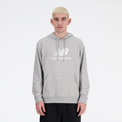 Pull homme New Balance Sport Essentials Fleece Logo H - Gris Athlétique