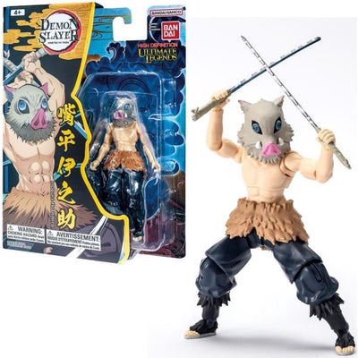 Bandai - Ultimate Legends HD - figurine de Demon Slayer 12 cm - Inosuke Hashibira - Demon Slayer sous licence officielle - figurine d'action Inosuke - jouet enfants 4+ - ve88963
