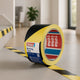 Tesa - ruban de marquage - 33m x 50mm - jaune noir - PVC