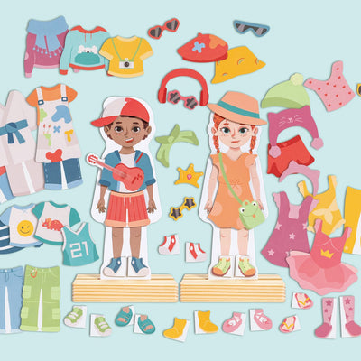 Puzzle magnétique d'habillage Hape