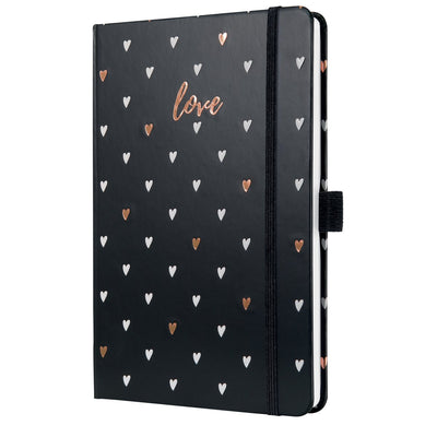Sigel agenda hebdomadaire beauté 2026 - format A5 - dark love - couverture rigide - si-j6335