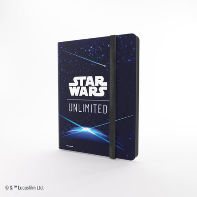 Gamegenic Star Wars Unlimited Casual Album Carte Dos Bleu - 18 pochettes - Dossier de collection pour cartes à collectionner -