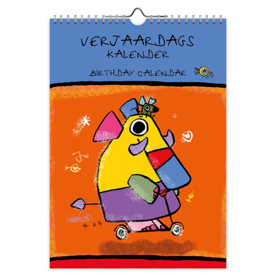 Calendrier d'anniversaire Comello du cœur (willem ritstier) - a4