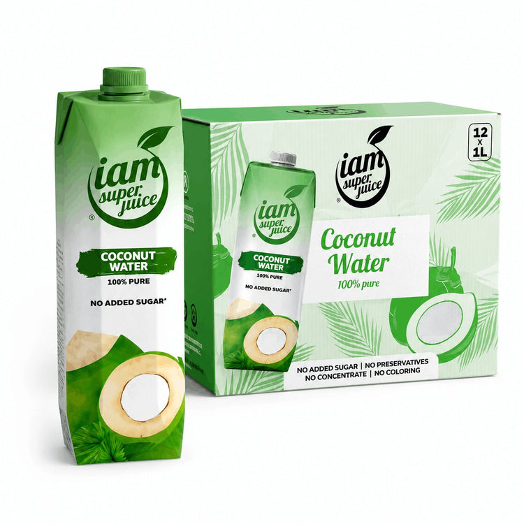 Je suis de l'eau de coco superjuice - 12 x 1l - pack économique