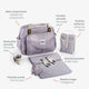 Sac à langer modulable Béaba - grande capacité - avec matelas à langer et sac isotherme - système d'attache poussette intégré