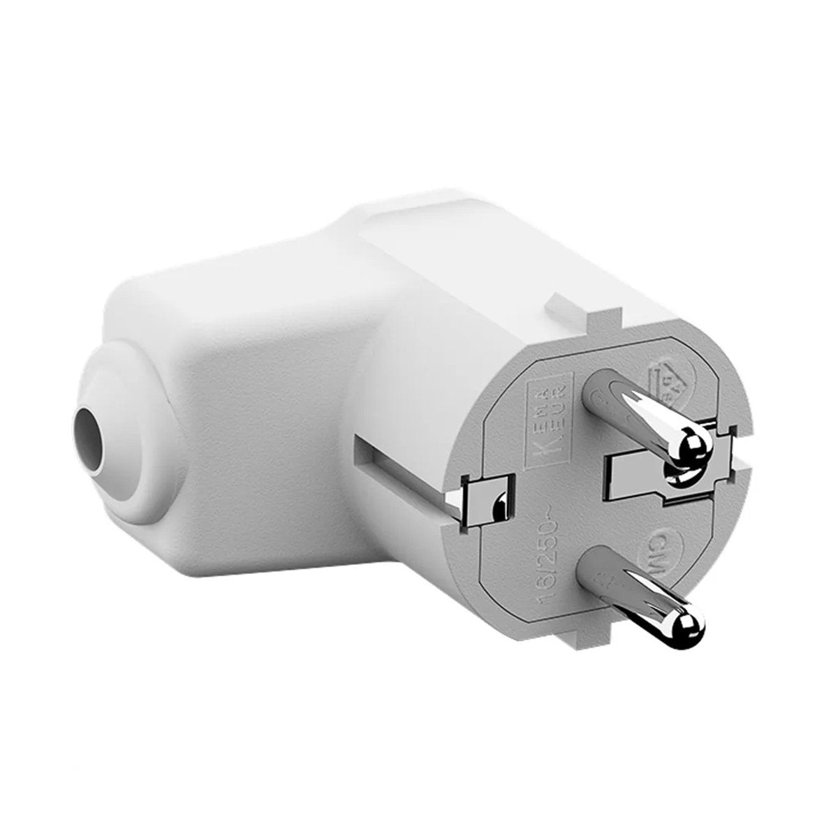 Bachmann cee 7 7 Prise d'alimentation avec mise à la terre | perpendiculaire (haut en bas) | robuste | blanc