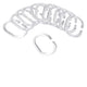 Differnz - anneaux de rideau de douche - do mineur - transparent