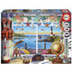 Educa - la vie au port - puzzle - 1000 pièces - Cadeaux Sinterklaas