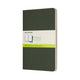 Carnets Moleskine - grand - vierge - vert - lot de 3