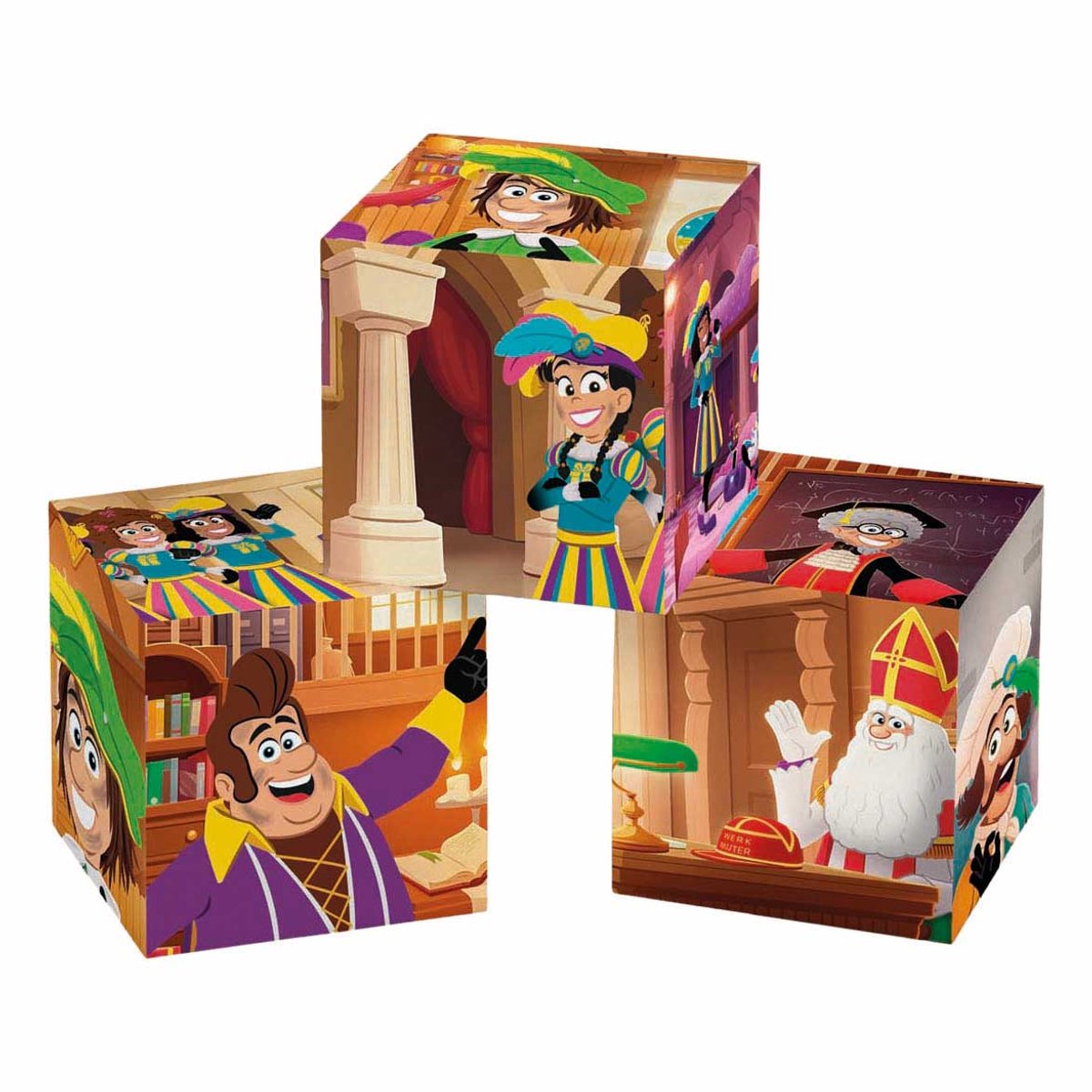 Puzzle en blocs Clementoni Sinterklaas - 12 pcs.