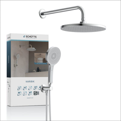 Schütte karibik set de douche complet - chrome gris clair