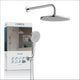 Schütte karibik set de douche complet - chrome gris clair