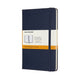 Carnet classique Moleskine - moyen - couverture rigide - ligné - bleu saphir
