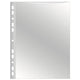 Q-connect sac de présentation perforé a4 perforation 11 trous transparent 100 microns