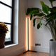 Lampadaire LED intelligent Calex - Lampe d'angle WiFi - Éclairage d'ambiance dimmable RVB et lumière blanche - Application et télécommande