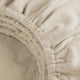 Drap-housse Cendrillon en flanelle - sable clair - 70x200 210