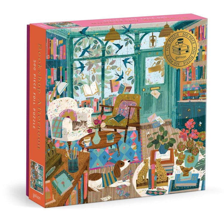 Après-midi de librairie Puzzle en aluminium de 500 pièces